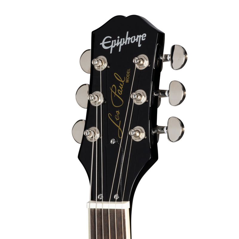 Epiphone Power Players Les Paul Electric Guitar, Dark Matter Ebony w/Gig Bag