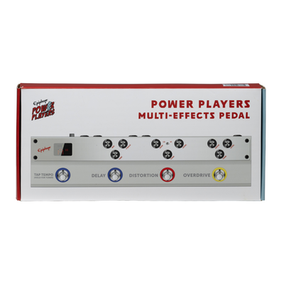 Epiphone Power Players Multi-Effects Pedal w/Power Supply and Instrument Cable