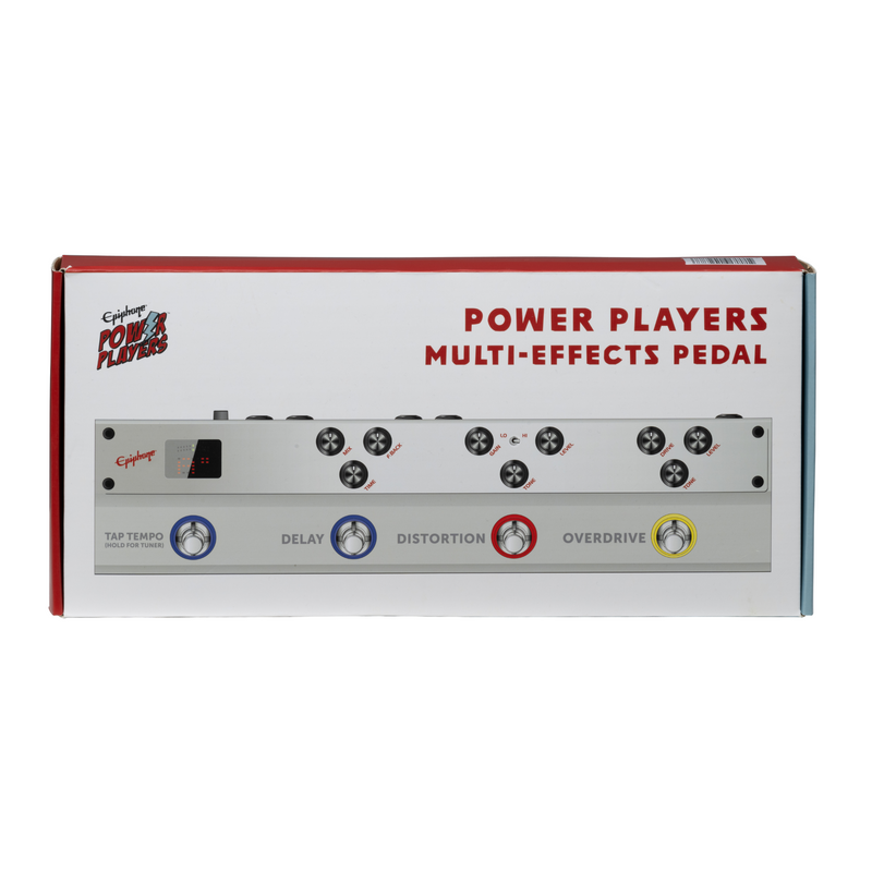 Epiphone Power Players Multi-Effects Pedal w/Power Supply and Instrument Cable