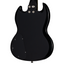 Epiphone Power Players SG Electric Guitar, Dark Matter Ebony w/Gig Bag