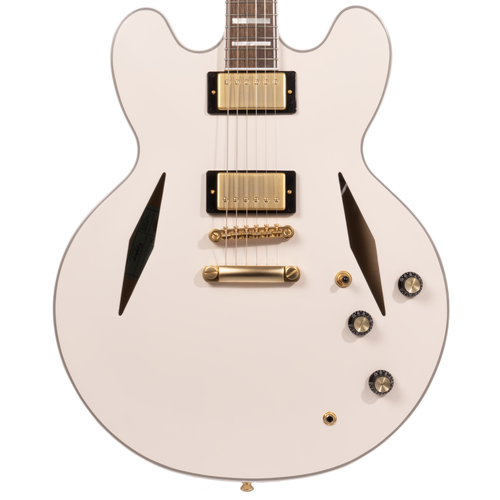 Epiphone Emily Wolfe White Wolfe Sheraton with EpiLite Case, Aged Bone White