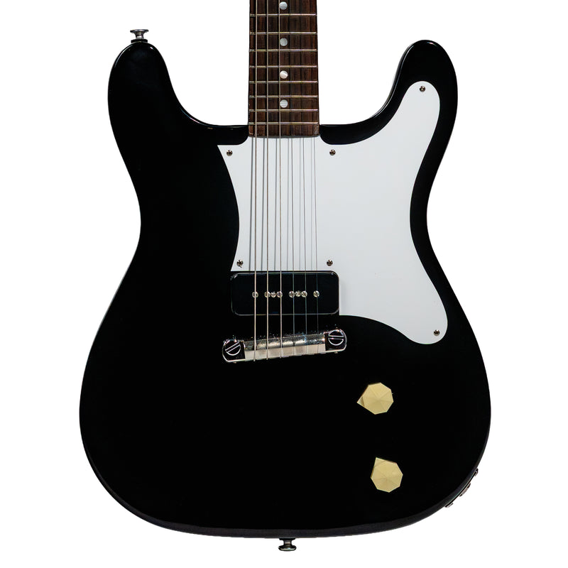 Epiphone Coronet Electric Guitar, Ebony w/Hard Case