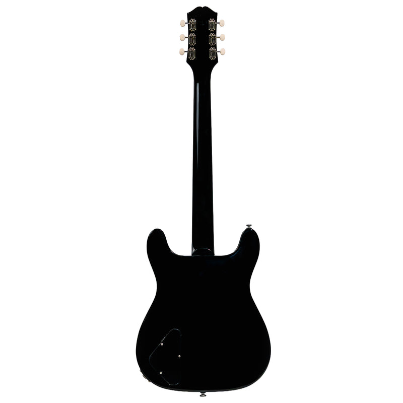 Epiphone Coronet Electric Guitar, Ebony w/Hard Case