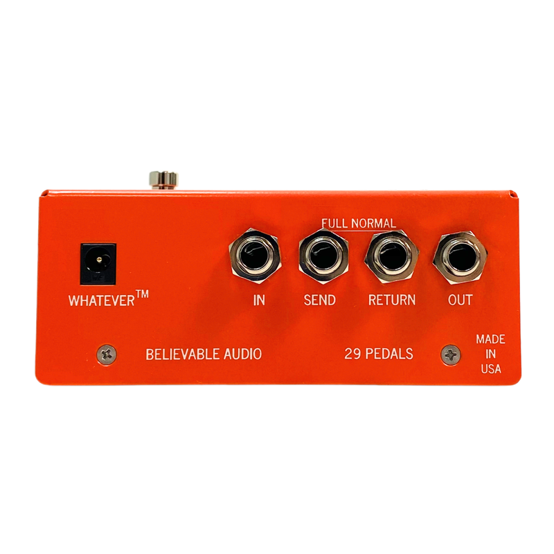 29 Pedals EUNA Elite Effect Pedal, Russo Music Exclusive Orange