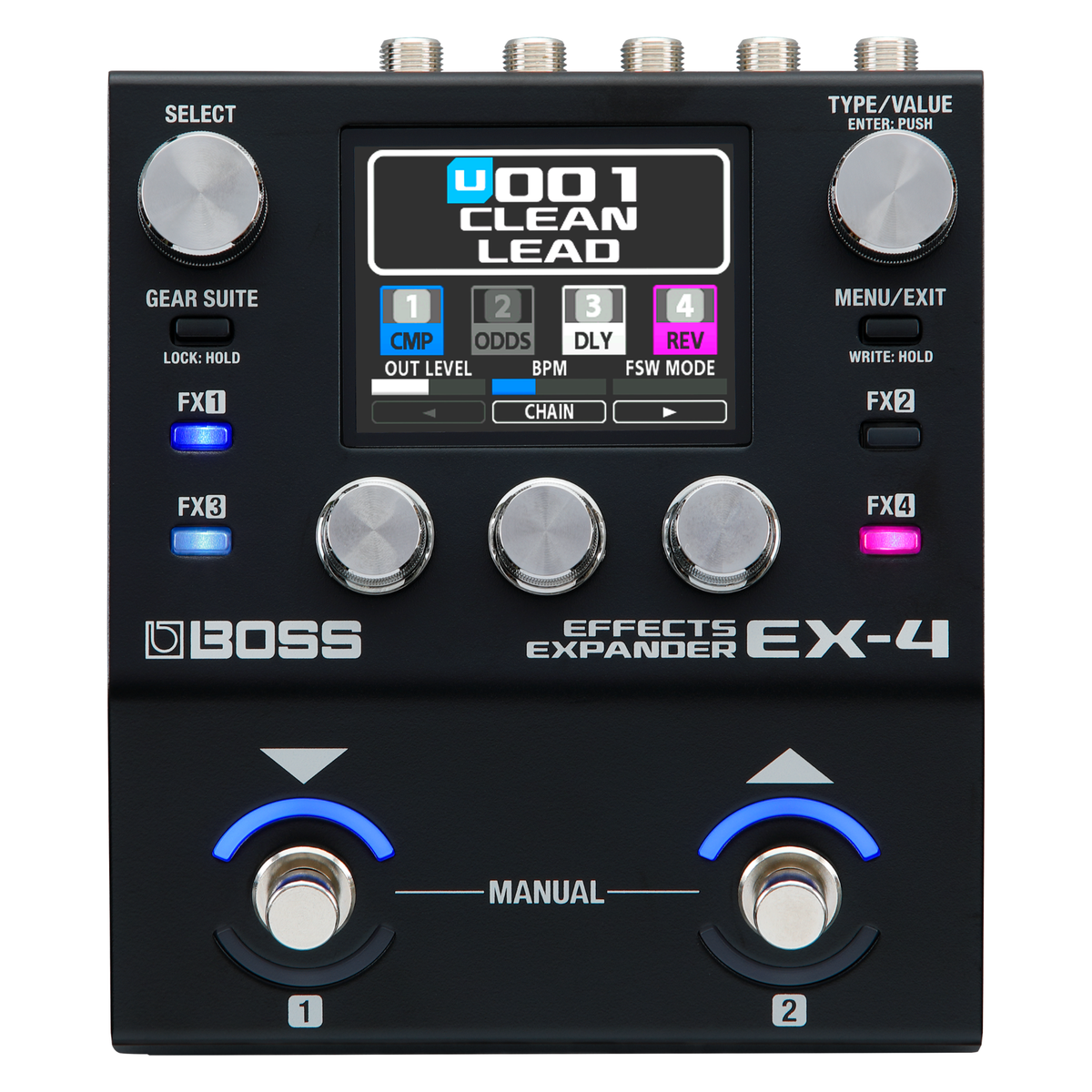 Boss EX-4 Effects Expander Compact Multi-Effect Pedal