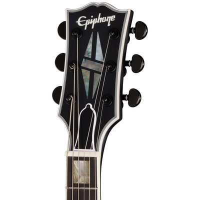 Epiphone Prophecy Les Paul Baritone Electric Guitar, Obsidian Storm Satin
