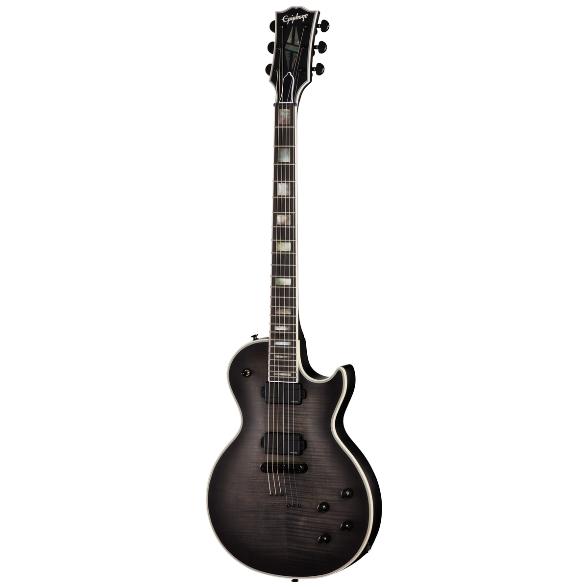 Epiphone Prophecy Les Paul Electric Guitar, Obsidian Storm Satin