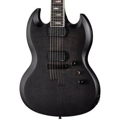 Epiphone Prophecy SG Electric Guitar, Obsidian Storm Satin