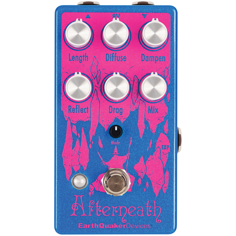 EarthQuaker Devices Limited Edition Afterneath V3 Reverb Effect Pedal,