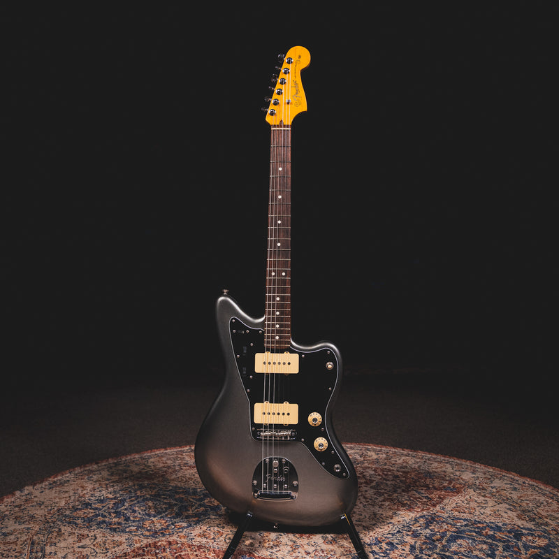 Fender American Professional II Jazzmaster Electric Guitar, Mercury w/ OHSC - Used