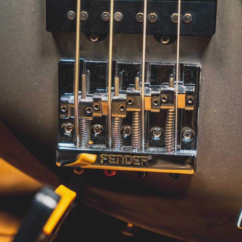 2022 Fender Meteora Bass Guitar, Darkglass Preamp, Silverburst w/OGB - Used