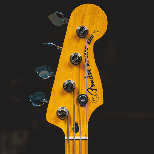 2022 Fender Meteora Bass Guitar, Darkglass Preamp, Silverburst w/OGB - Used