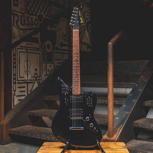 2004 Fender MIJ Jaguar Special HH Electric Guitar, Black - Used