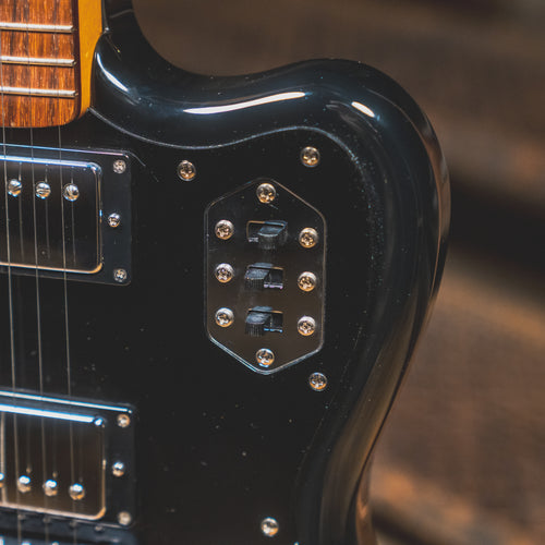 2004 Fender MIJ Jaguar Special HH Electric Guitar, Black - Used