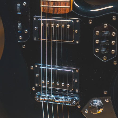 2004 Fender MIJ Jaguar Special HH Electric Guitar, Black - Used