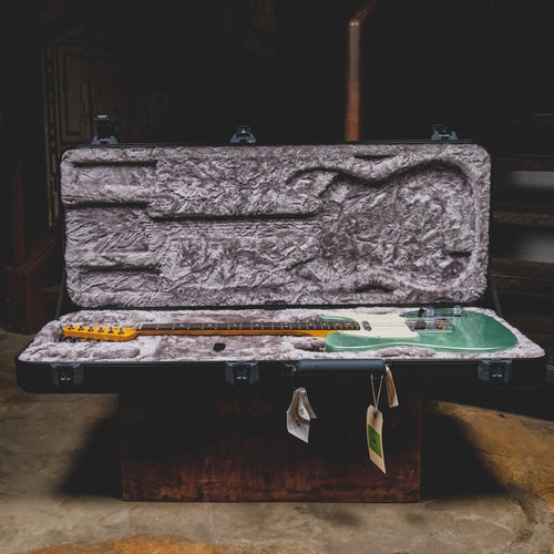 2021 Fender American Professional II Telecaster Electric Guitar, Mystic Surf Green w/OHSC - Used