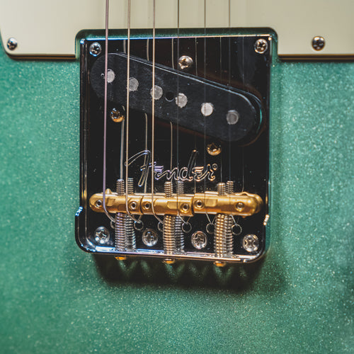 2021 Fender American Professional II Telecaster Electric Guitar, Mystic Surf Green w/OHSC - Used