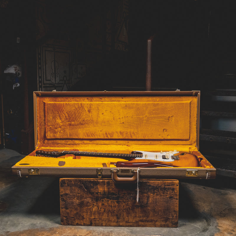 2017 Fender Rarities Stratocaster Electric Guitar, Violin Burst w/OHSC - Used