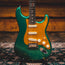 2022 Fender American Ultra Stratocaster Electric Guitar, Metallic Green w/ OHSC - Used