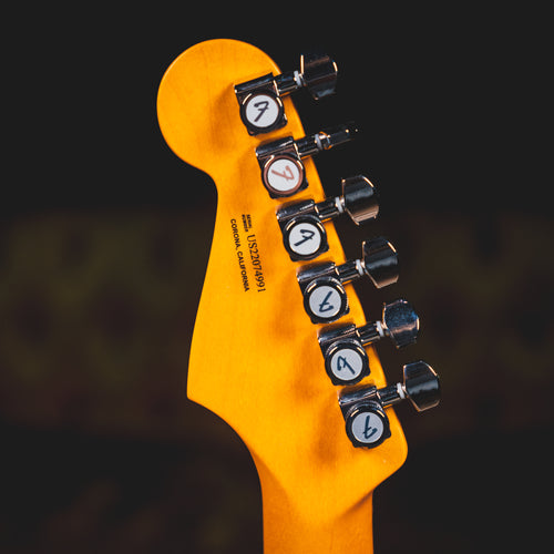 2022 Fender American Ultra Stratocaster Electric Guitar, Metallic Green w/ OHSC - Used