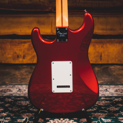 2001 Fender American Standard Stratocaster Electric Guitar, Candy Apple Red w/ GB - Used
