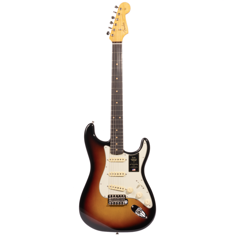 Fender American Vintage II 1961 Stratocaster Electric Guitar, Rosewood, 3 Color Sunburst
