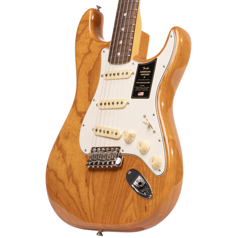 Fender American Vintage II 1973 Stratocaster Electric Guitar, Rosewood, Aged Natural