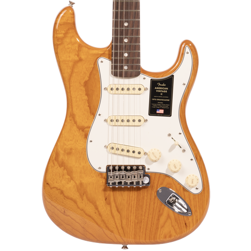 Fender American Vintage II 1973 Stratocaster Electric Guitar, Rosewood, Aged Natural