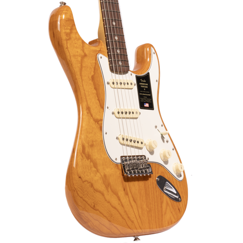 Fender American Vintage II 1973 Stratocaster Electric Guitar, Rosewood, Aged Natural