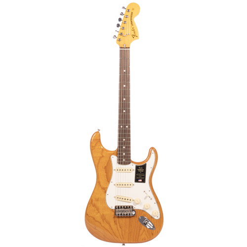 Fender American Vintage II 1973 Stratocaster Electric Guitar, Rosewood, Aged Natural