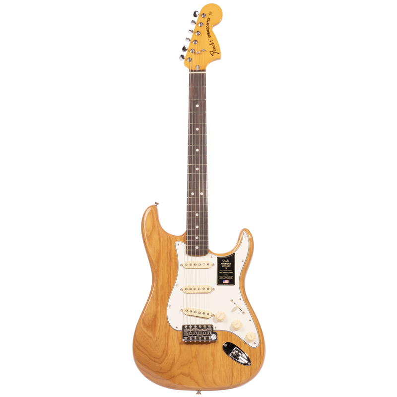 Fender American Vintage II 1973 Stratocaster Electric Guitar, Rosewood, Aged Natural