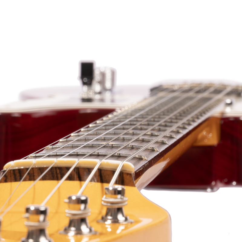 Fender American Vintage II 1963 Telecaster Mahogany Electric Guitar, Crimson Red Transparent