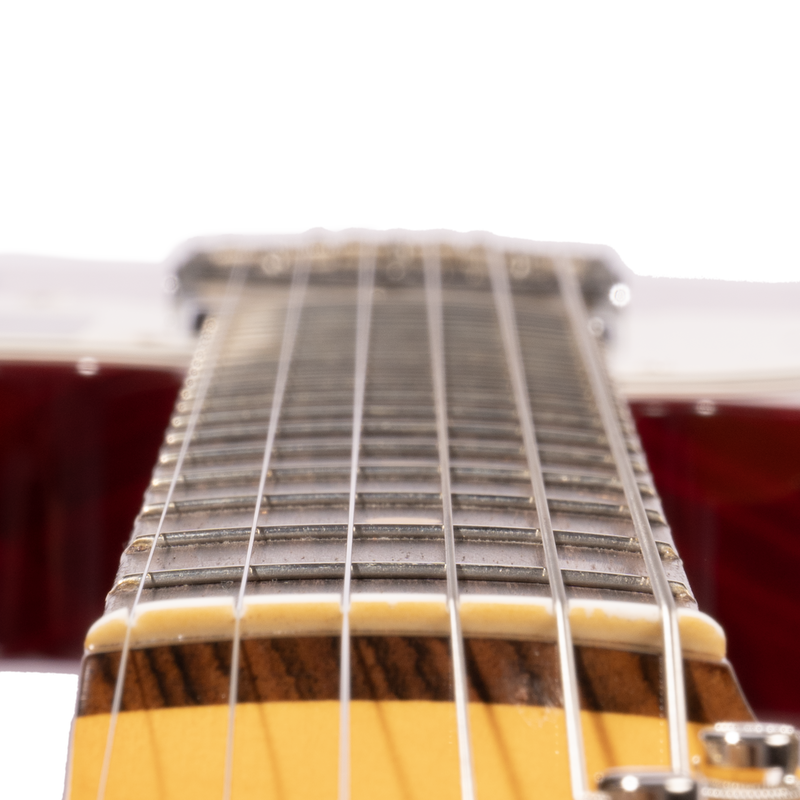 Fender American Vintage II 1963 Telecaster Mahogany Electric Guitar, Crimson Red Transparent