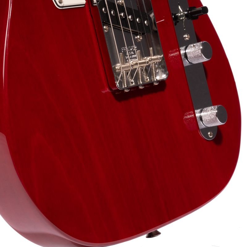 Fender American Vintage II 1963 Telecaster Mahogany Electric Guitar, Crimson Red Transparent