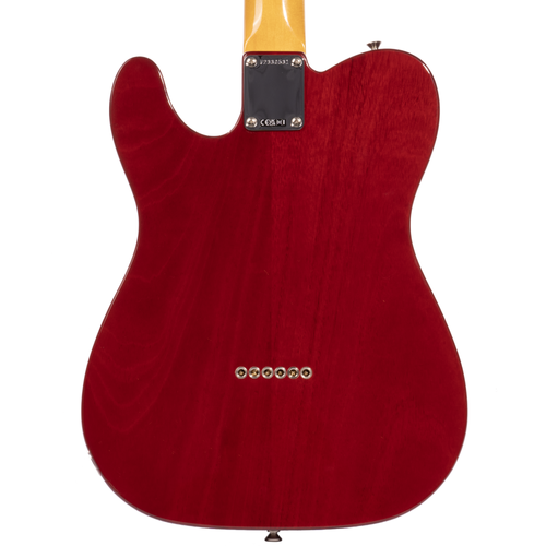 Fender American Vintage II 1963 Telecaster Mahogany Electric Guitar, Crimson Red Transparent