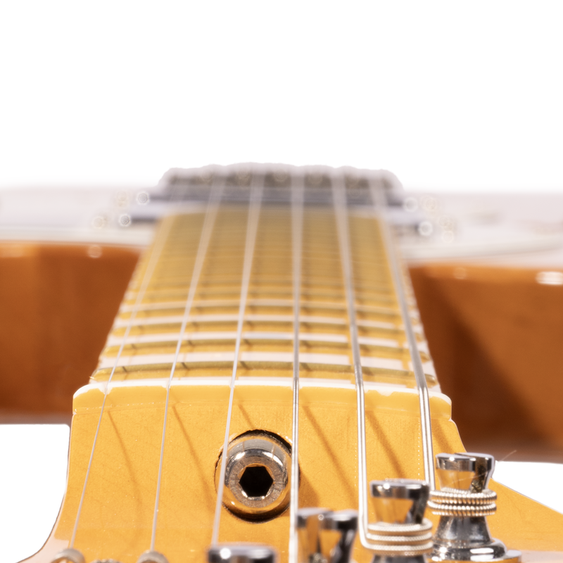 Fender American Vintage II 1972 Telecaster Thinline Electric Guitar, Maple, Aged Natural