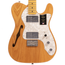 Fender American Vintage II 1972 Telecaster Thinline Electric Guitar, Maple, Aged Natural