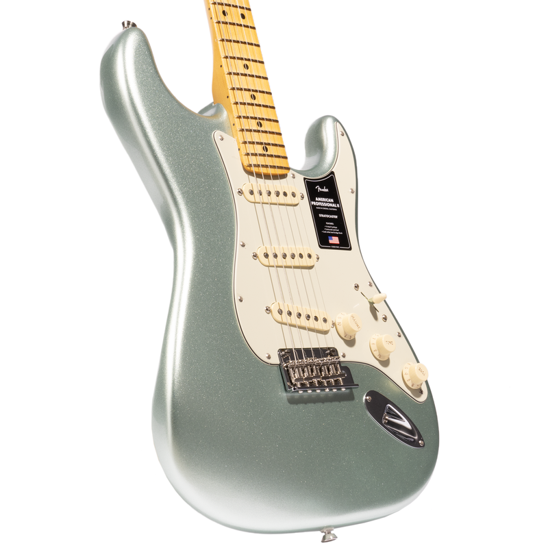 Fender American Professional II Stratocaster Maple, Mystic Surf Green