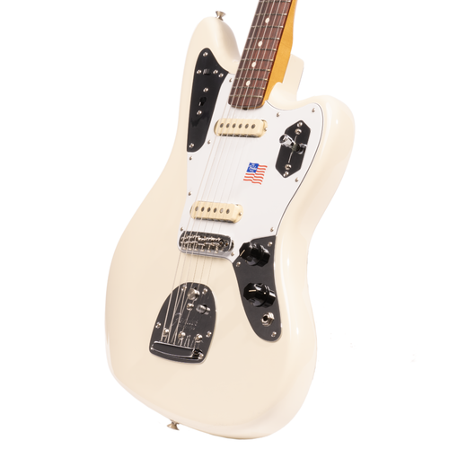 Fender Johnny Marr Jaguar Electric Guitar, Olympic White