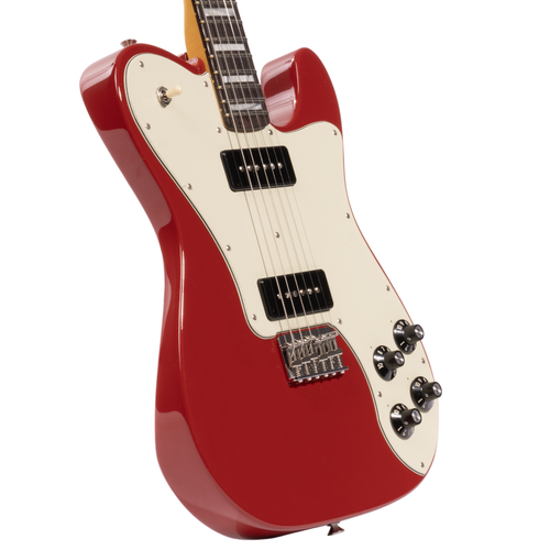 Fender Limited Edition Chris Shiflett Cleaver Telecaster Deluxe Electric Guitar, Rosewood Fingerboard, Dakota Red