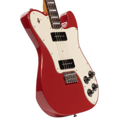 Fender Limited Edition Chris Shiflett Cleaver Telecaster Deluxe Electric Guitar, Rosewood Fingerboard, Dakota Red