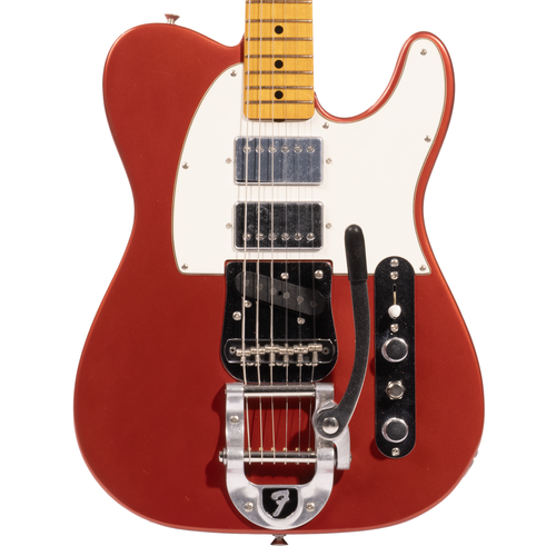 Fender Stories Collection Mike Campbell Red Dog Telecaster Electric Guitar, Red Dog Red