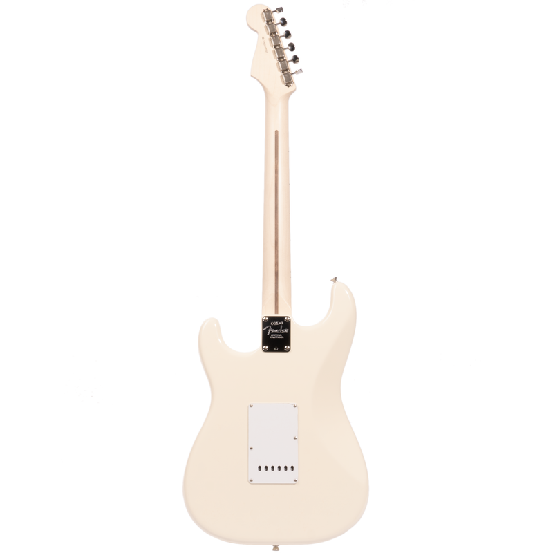 Fender Eric Clapton Stratocaster Electric Guitar, Maple Fingerboard, Olympic White