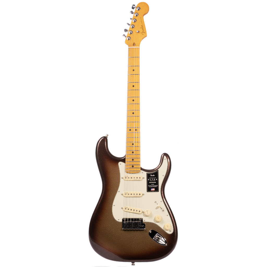 ギター Fender USA American ULTRA mocha burst Fender American Ultra Stratocaster Mocha Burst w/ Case & Maple