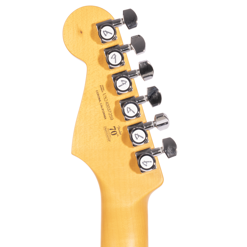 Fender American Ultra II Stratocaster Electric Guitar, Ebony Fingerboard, Noble Blue