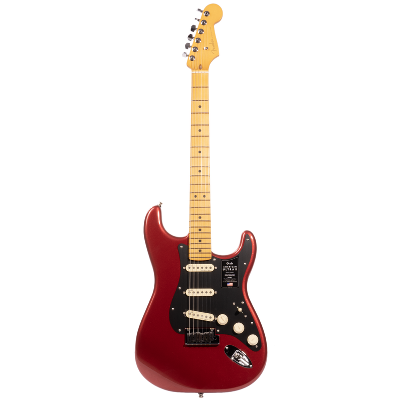 Fender American Ultra II Stratocaster Electric Guitar, Maple Fingerboard,  Sinister Red