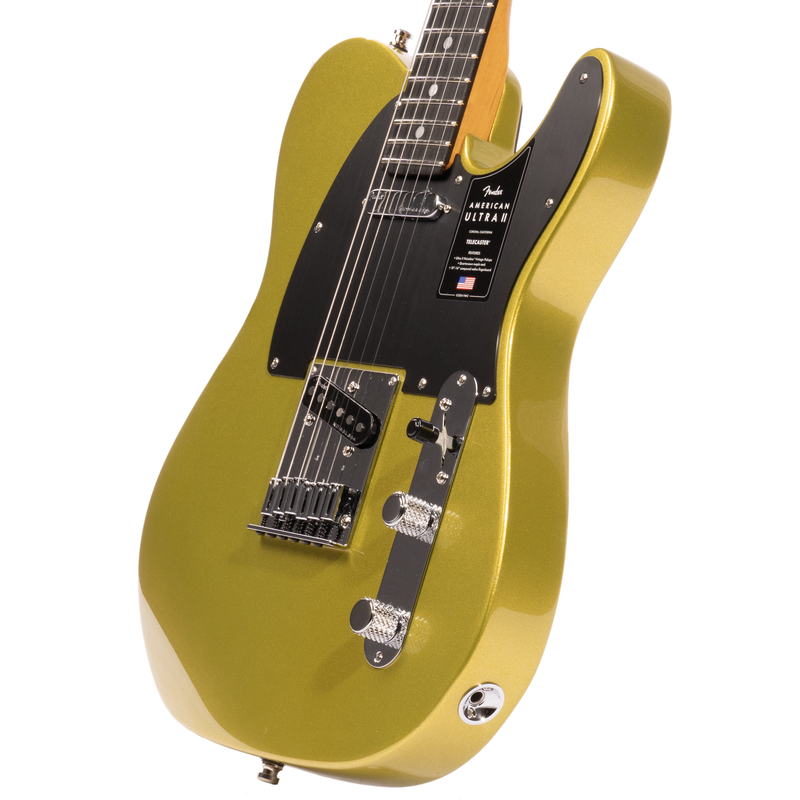 Fender American Ultra II Telecaster Electric Guitar, Ebony Fingerboard, Solar Flare