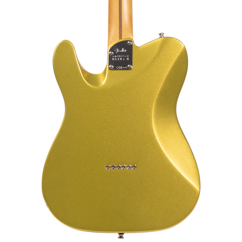 Fender American Ultra II Telecaster Electric Guitar, Ebony Fingerboard, Solar Flare