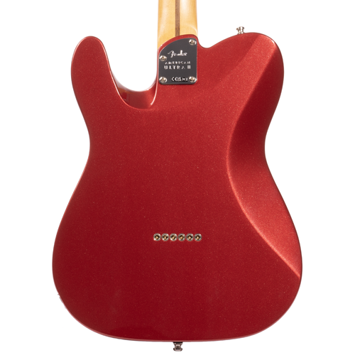 Fender American Ultra II Telecaster Electric Guitar, Maple Fingerboard, Sinister Red