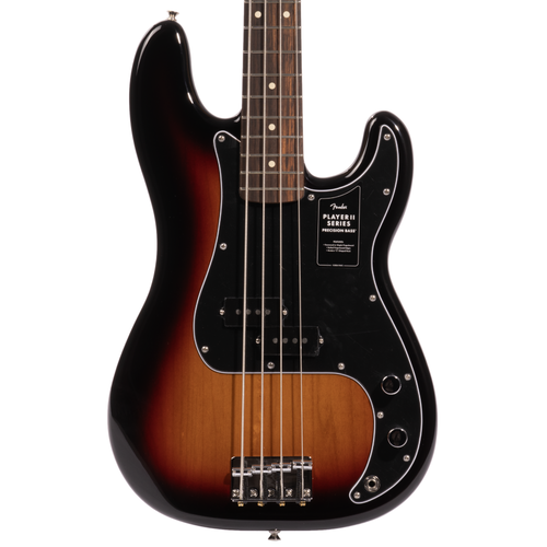 Fender Player II Precision Bass Guitar, Rosewood Fingerboard, 3-Color Sunburst